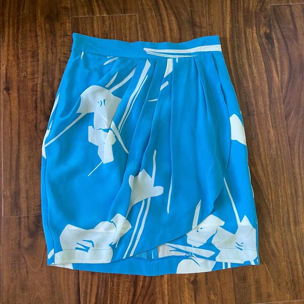 Blue and white Yumi Kim tulip skirt